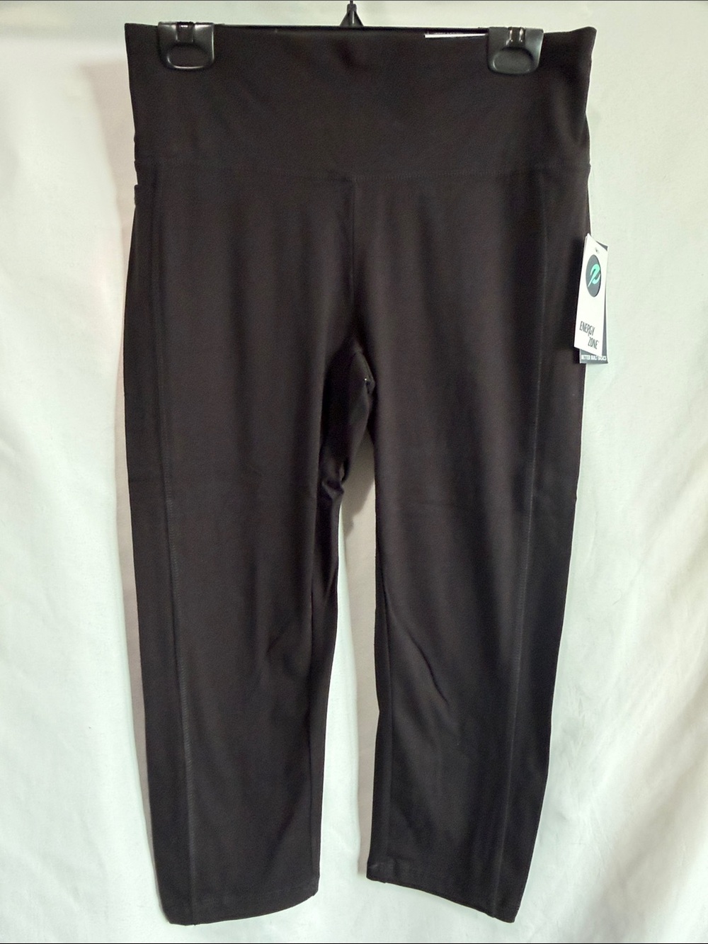 Energy Zone Black High-Waist Leggings